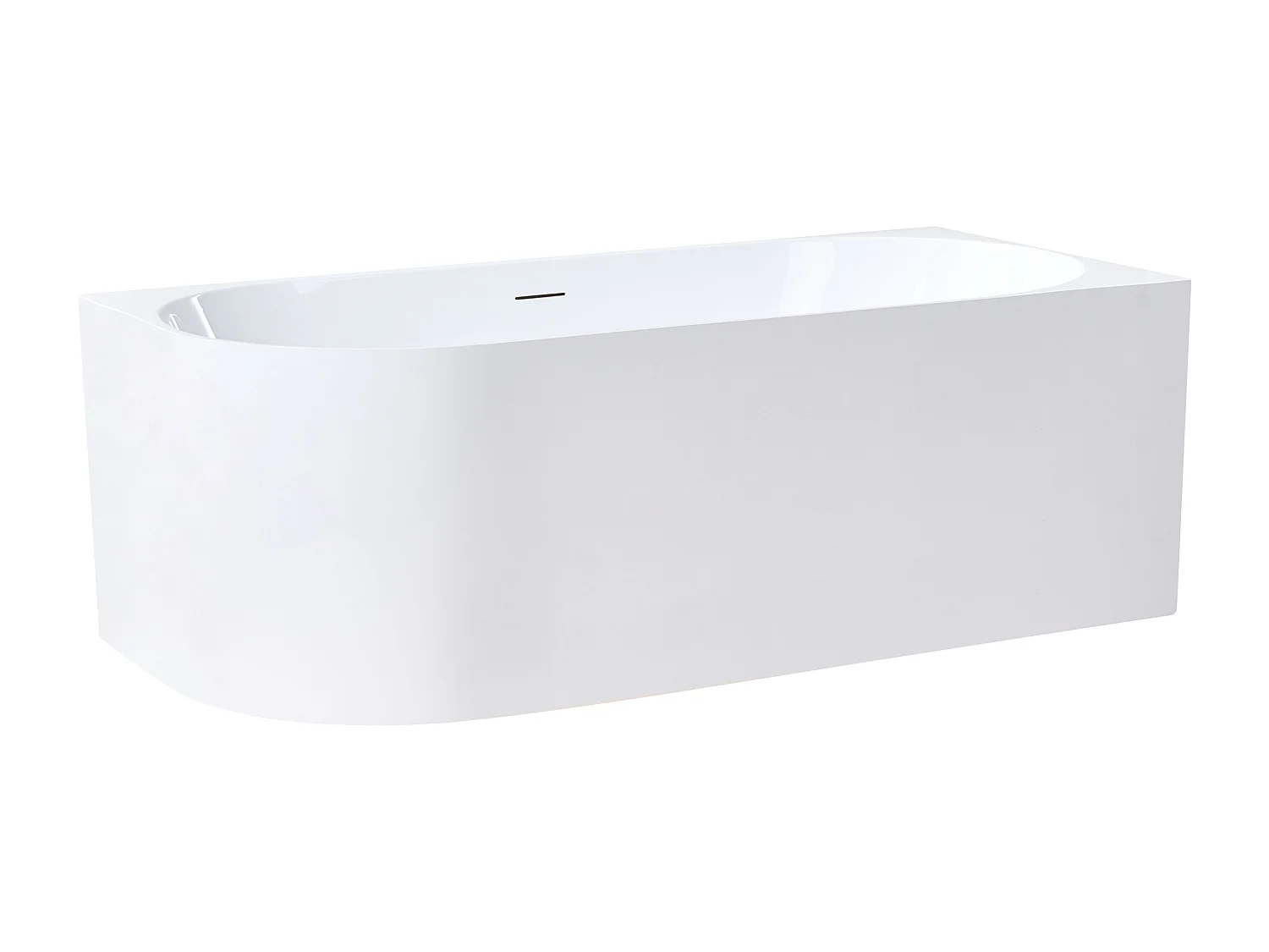 Baignoire d'angle PORTINHO Côté gauche 170 x 80 cm Blanc