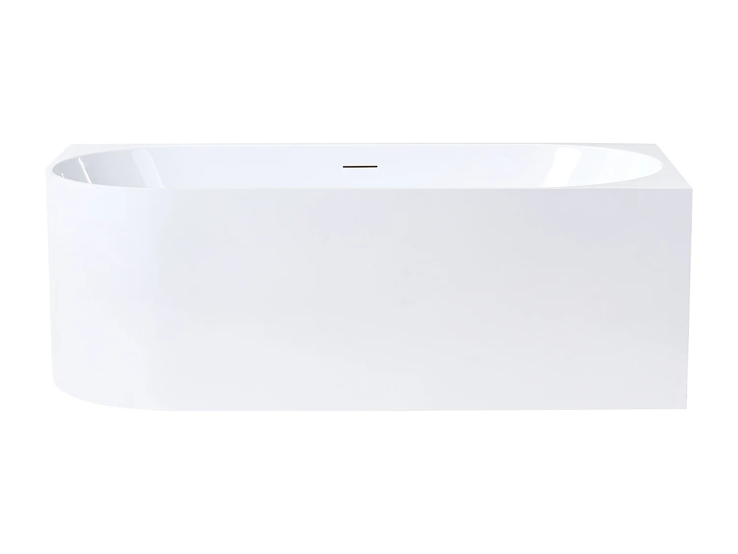 Baignoire d'angle PORTINHO Côté gauche 170 x 80 cm Blanc
