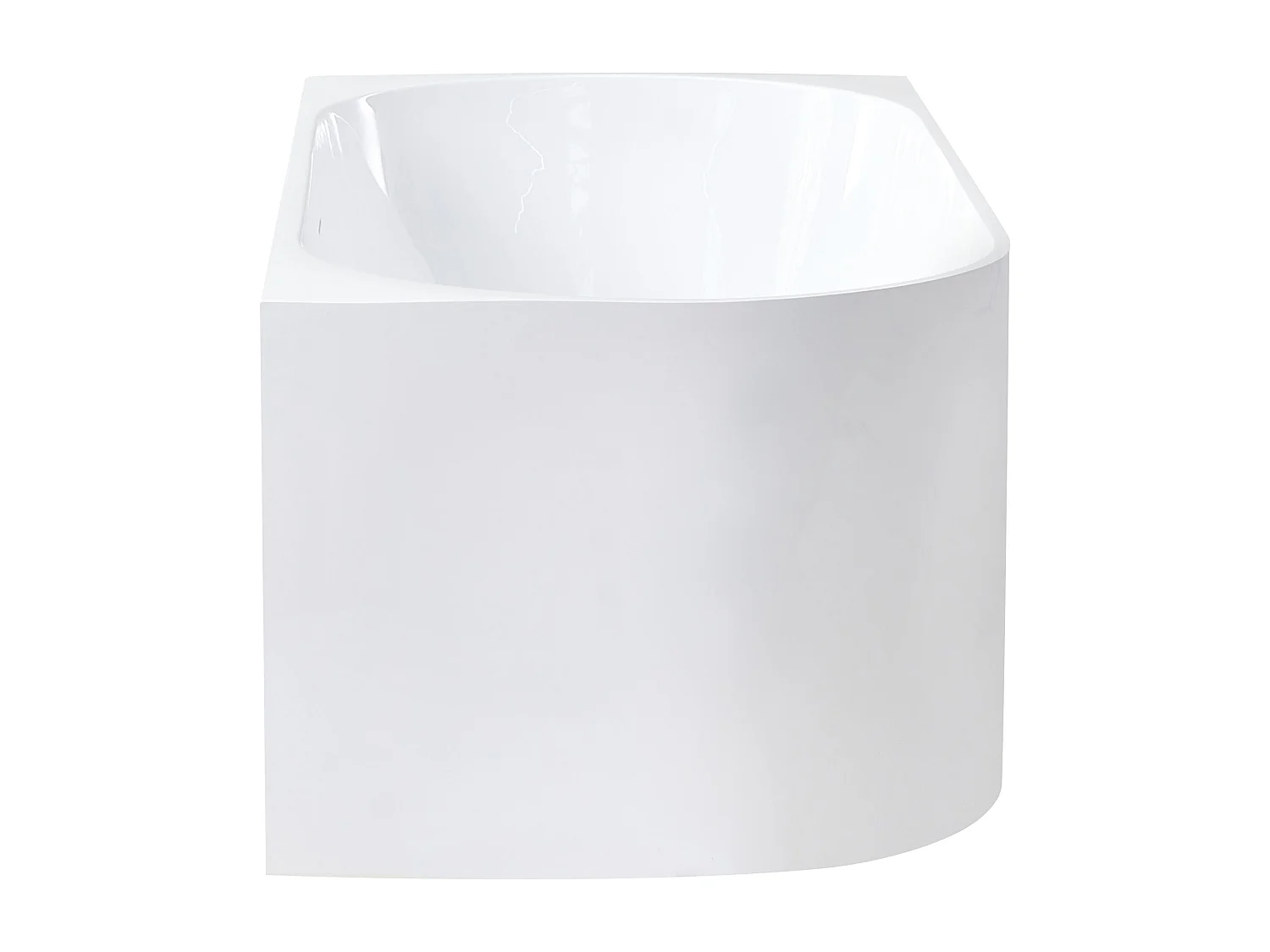 Baignoire d'angle PORTINHO Côté gauche 170 x 80 cm Blanc