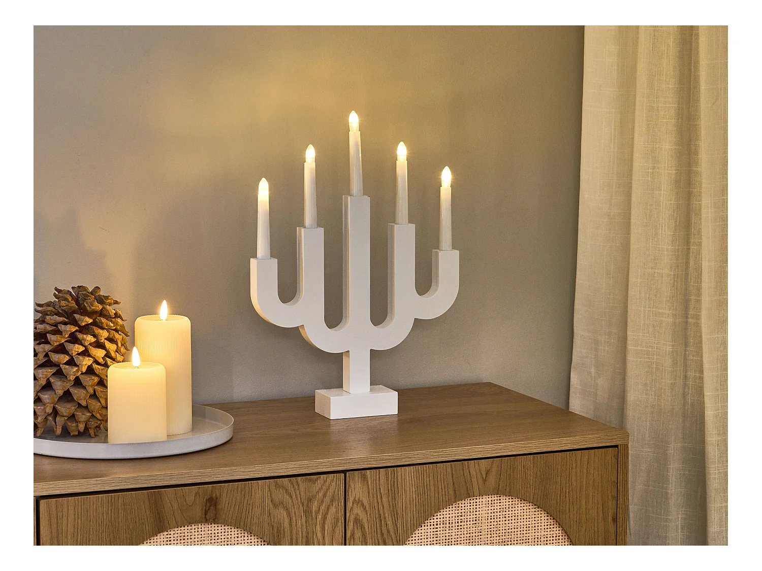 Décoration de Noël BJORKAN LED Blanc