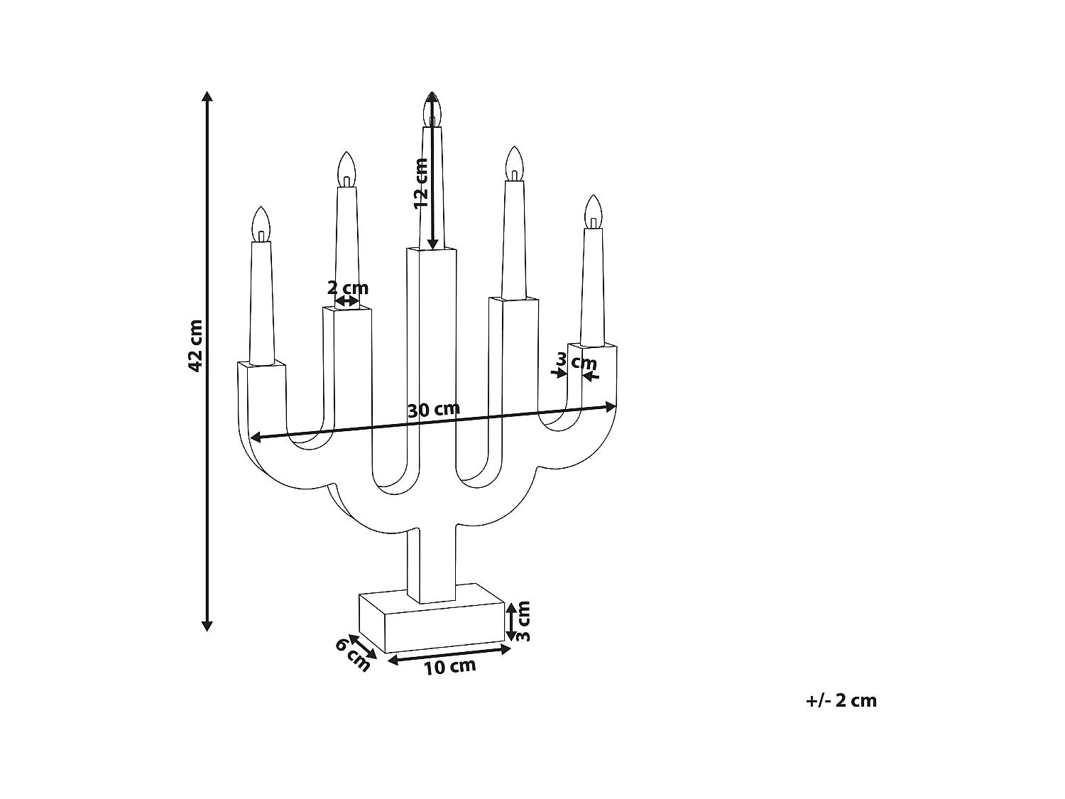 Décoration de Noël BJORKAN LED Blanc