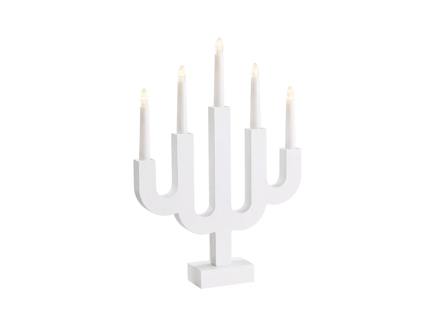 Bougeoir de Noël BJORKAN LED Blanc