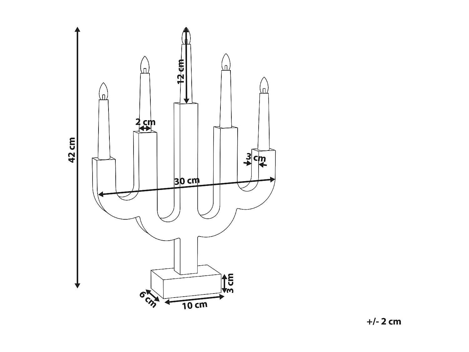 Décoration de Noël BJORKAN LED Blanc