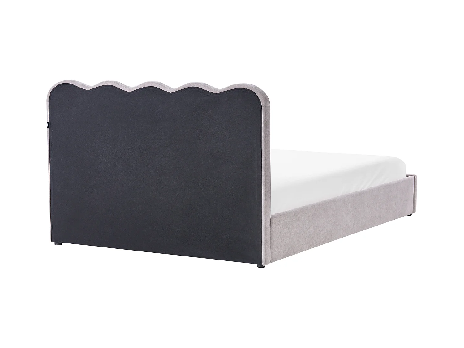 Lit ottoman Tissu NANTERRE 160 x 200 cm Beige