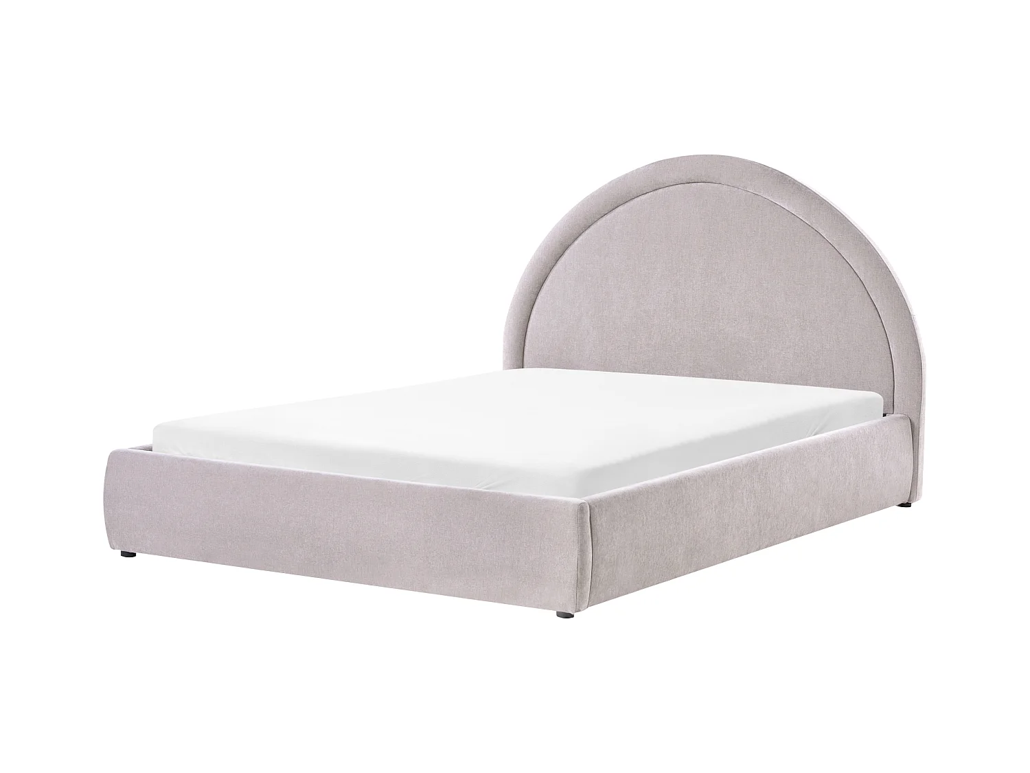 Lit ottoman Tissu MOUZON 140 x 200 cm Beige