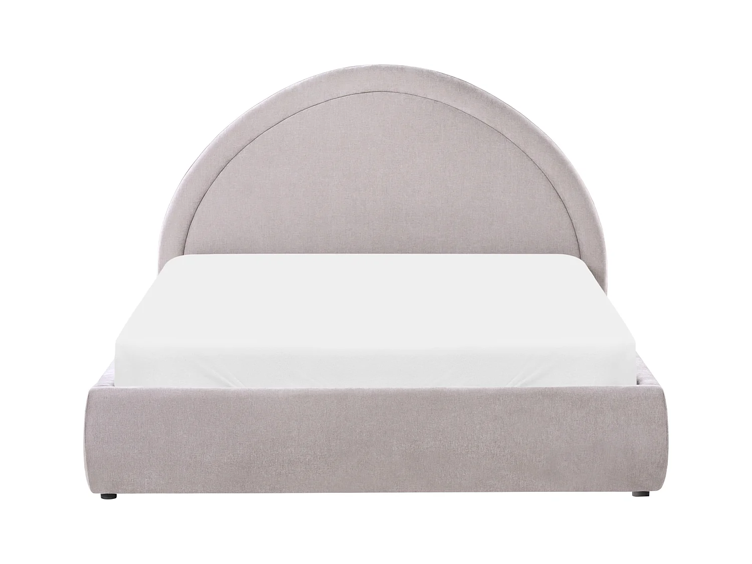 Lit ottoman Tissu MOUZON 140 x 200 cm Beige