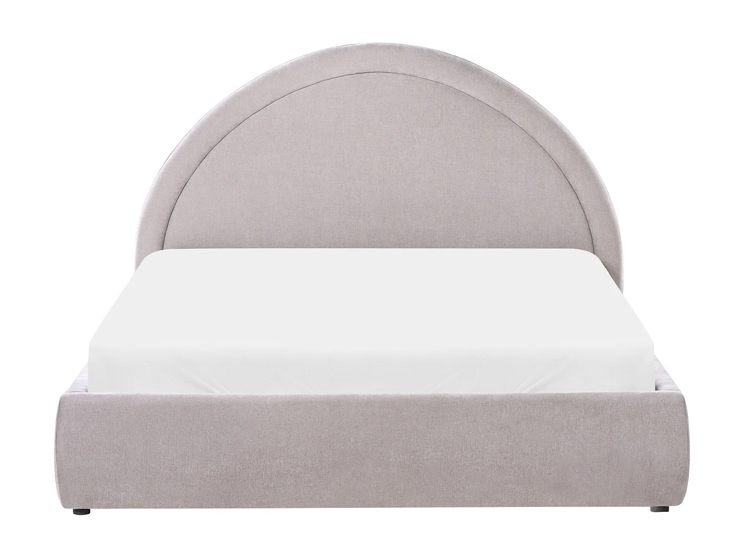 Ottoman Bed MOUZON Chenille Taupe 140 x 200 cm (EU Double)