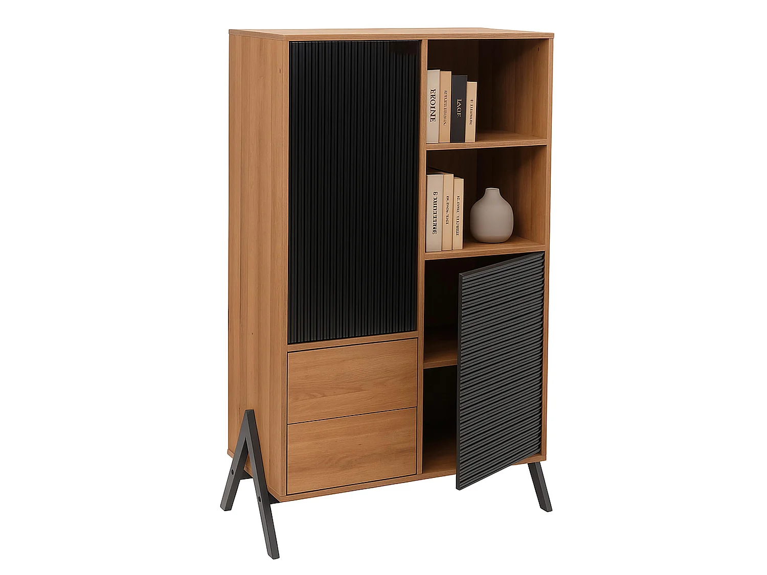 Armário alto MCW-O40,  natural