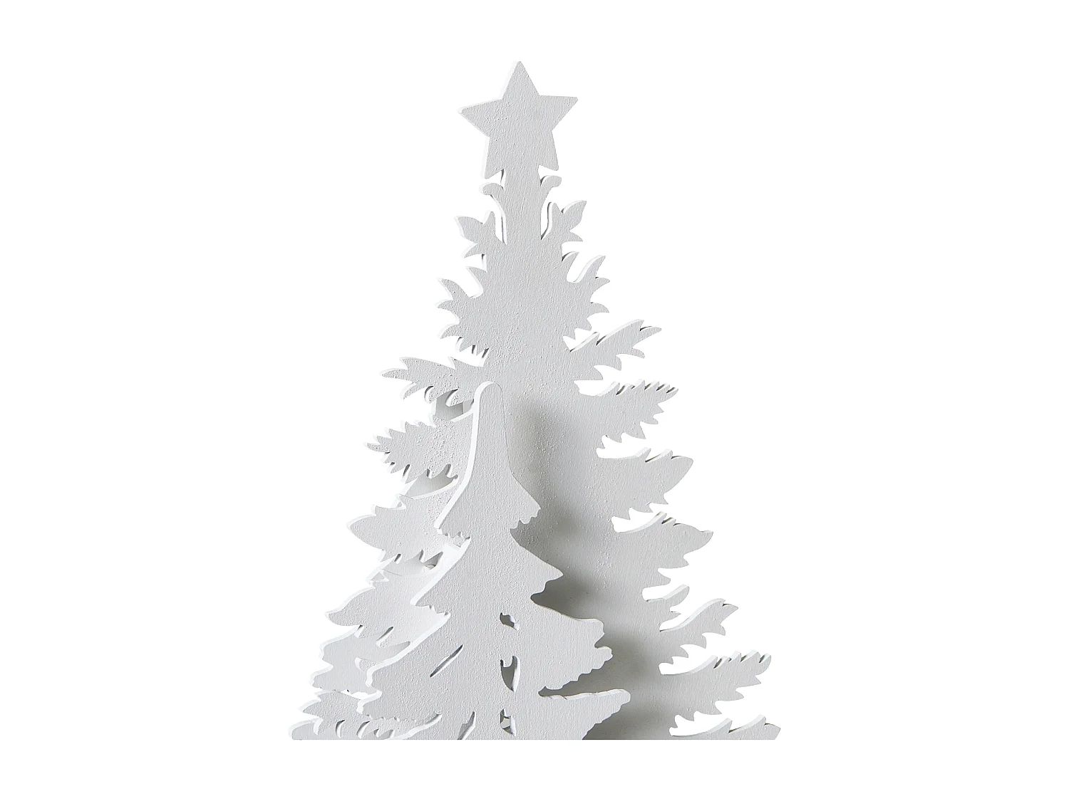 Décoration de Noël LED FEMAN Renne Arbre de Noël 36 cm Blanc