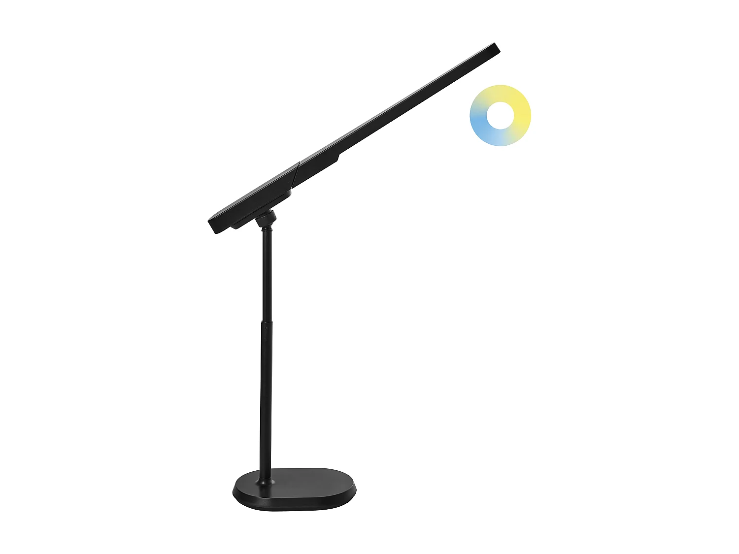 Lampe de bureau LED TUCANA Avec variateur Noir
