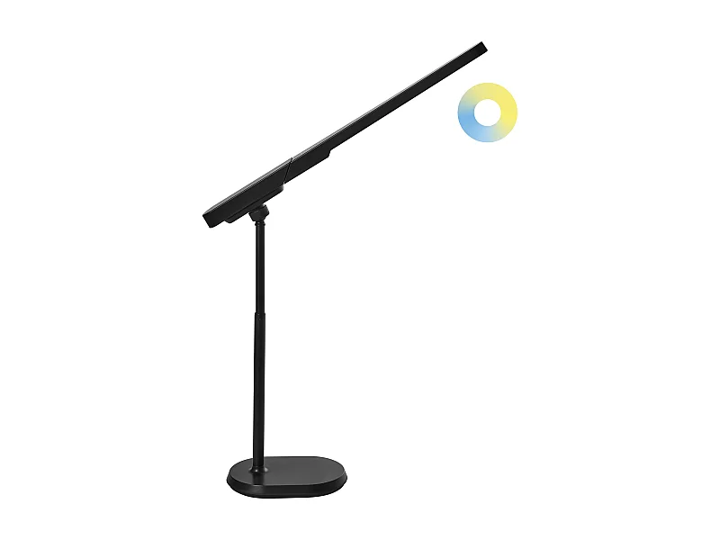 Lampe de bureau LED TUCANA Avec variateur Noir
