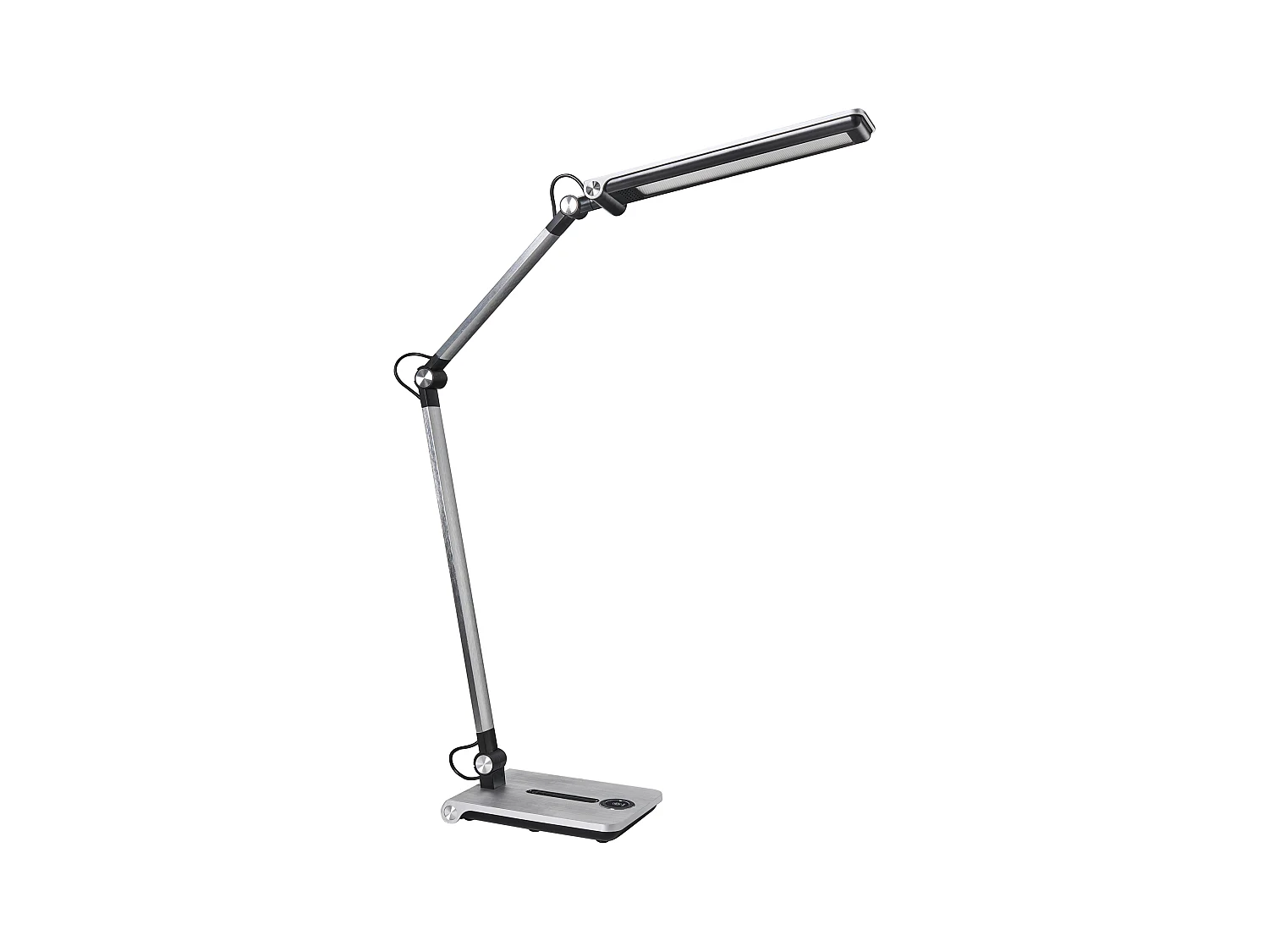 Lampe de bureau LED AQUILA Avec variateur Argenté