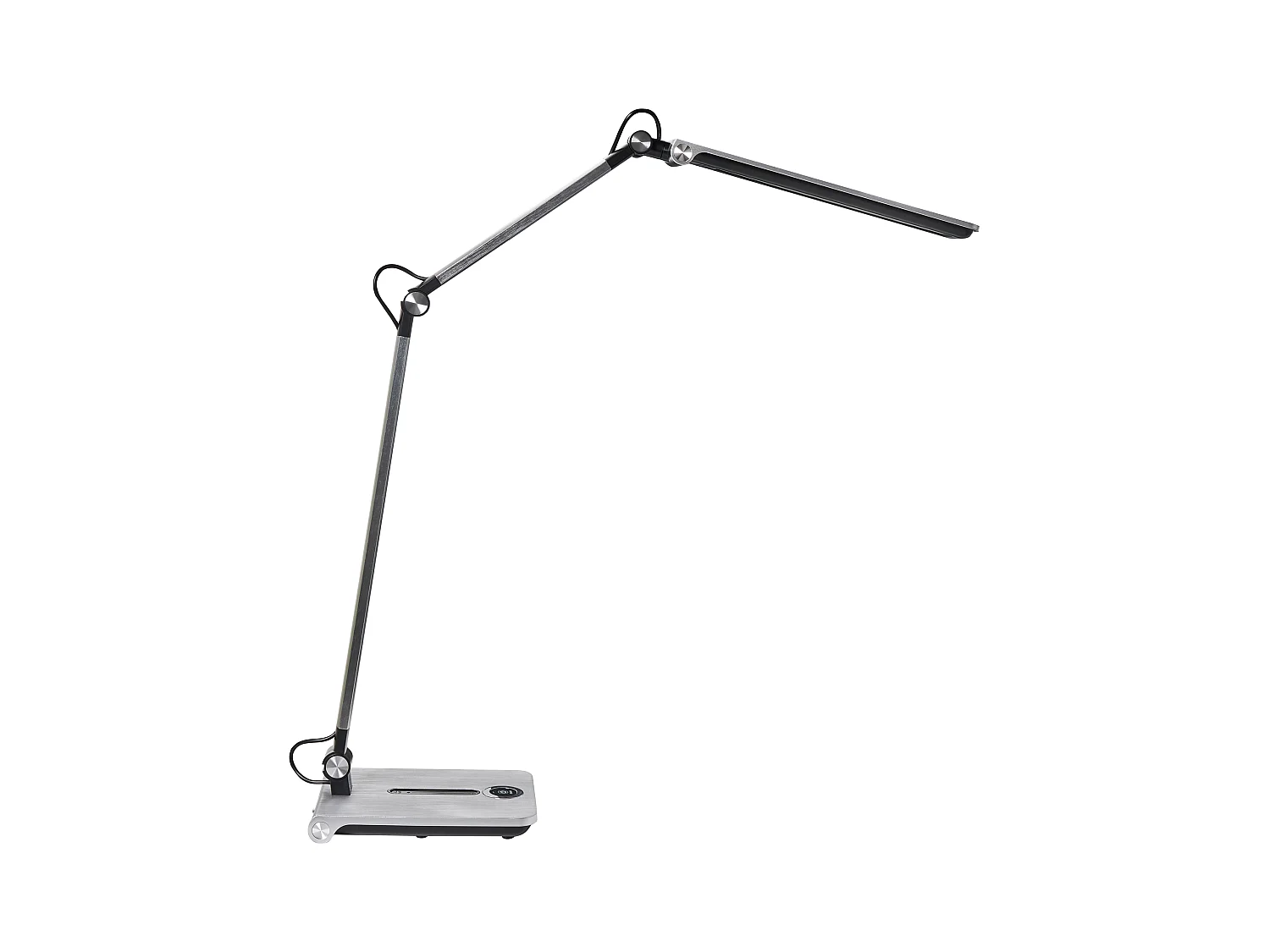 Lampe de bureau LED AQUILA Avec variateur Argenté