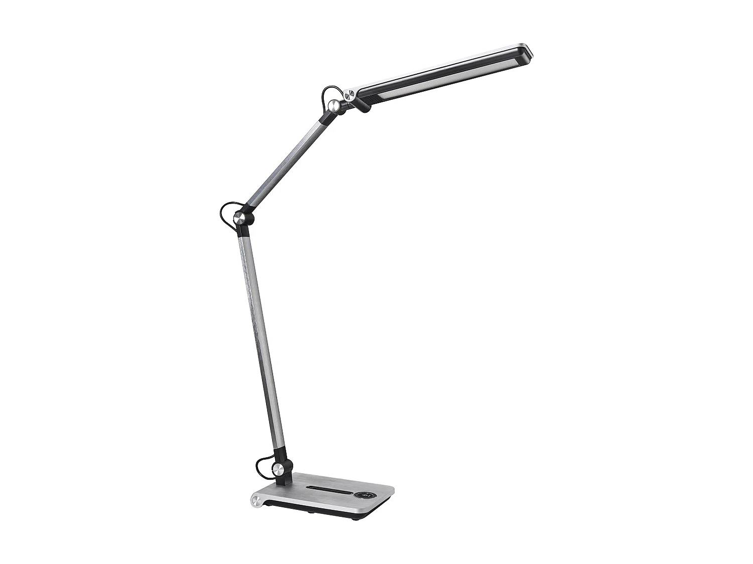 Lampe de bureau LED AQUILA Avec variateur Argenté