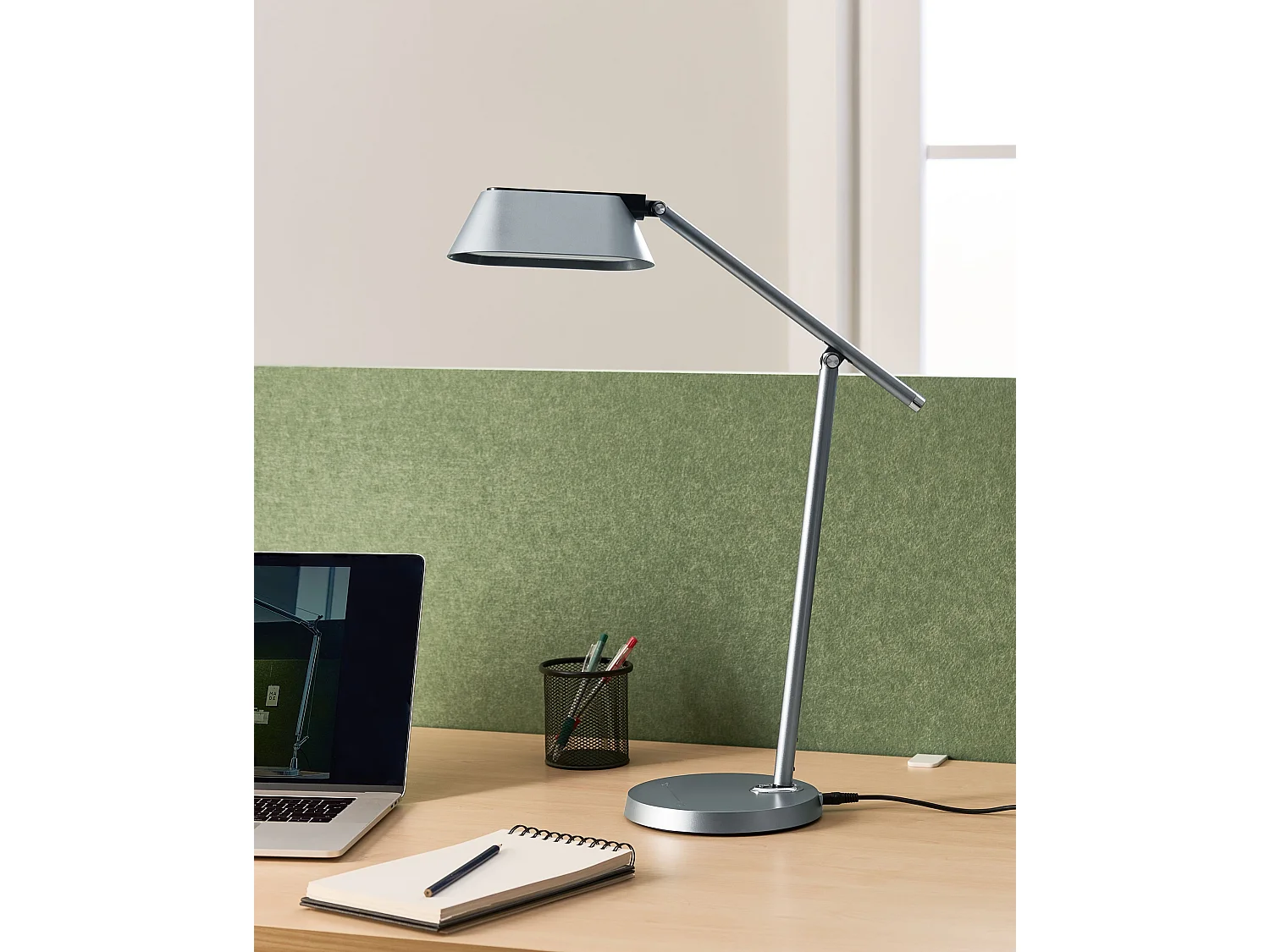 Lampe de bureau LED LEONIS Avec variateur Gris