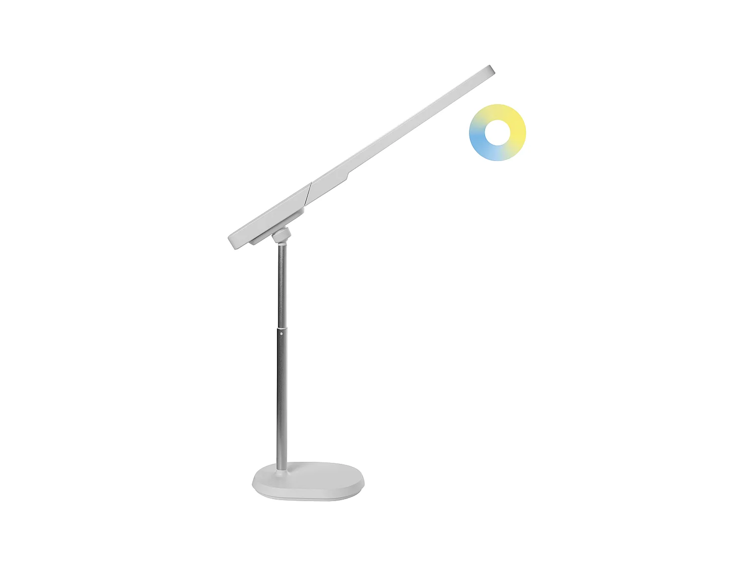Lampe de bureau LED TUCANA Avec variateur Blanc