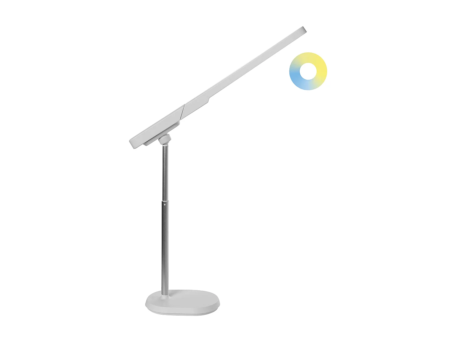 Lampe de bureau LED TUCANA Avec variateur Blanc