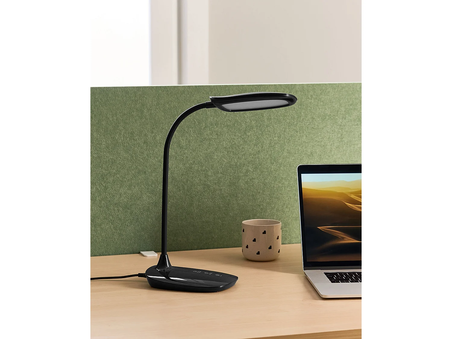 Lampe de bureau LED HYDRA Avec variateur Noir