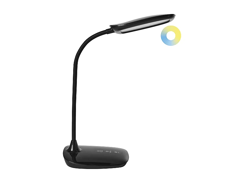 Lampe de bureau LED HYDRA Avec variateur Noir