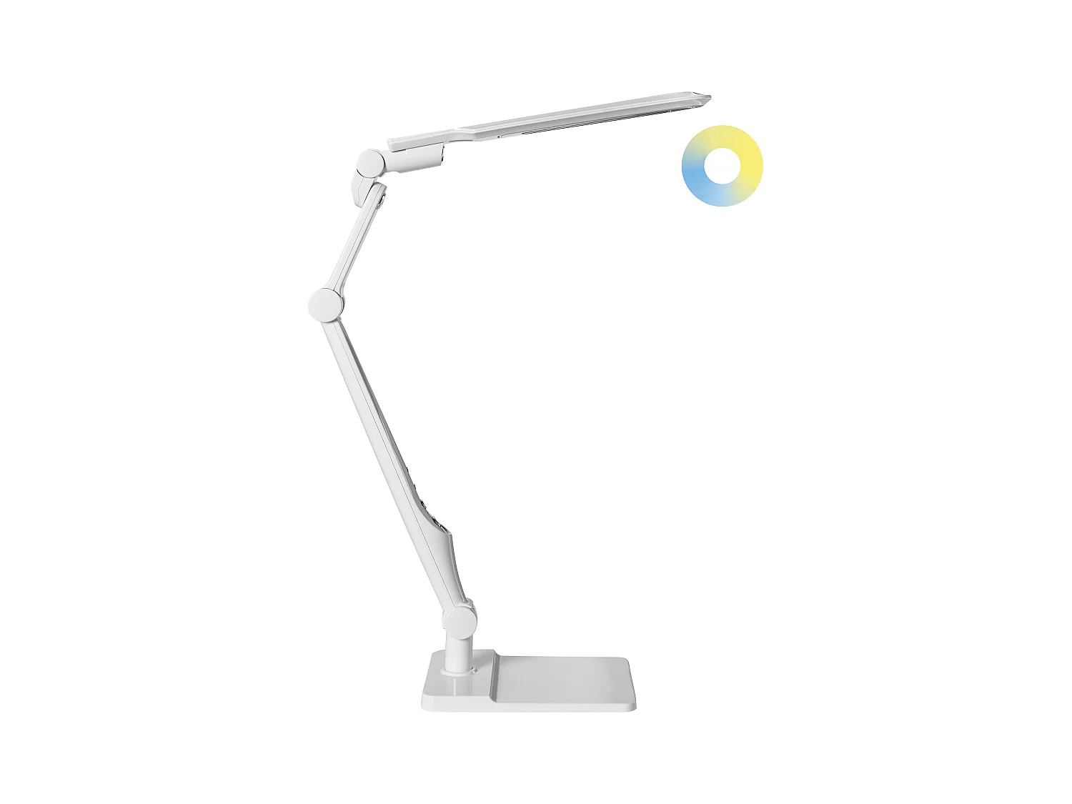 Lampe de bureau LED PEGASI Avec variateur Blanc