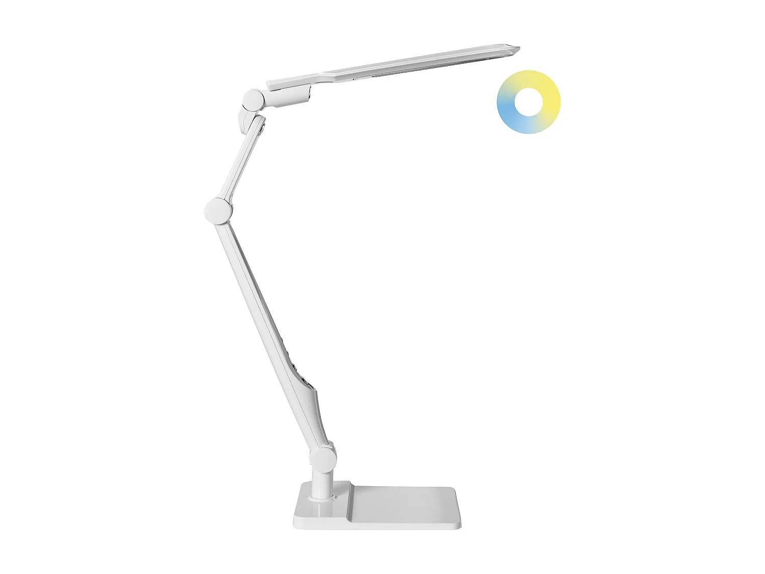 Lampe de bureau LED PEGASI Avec variateur Blanc