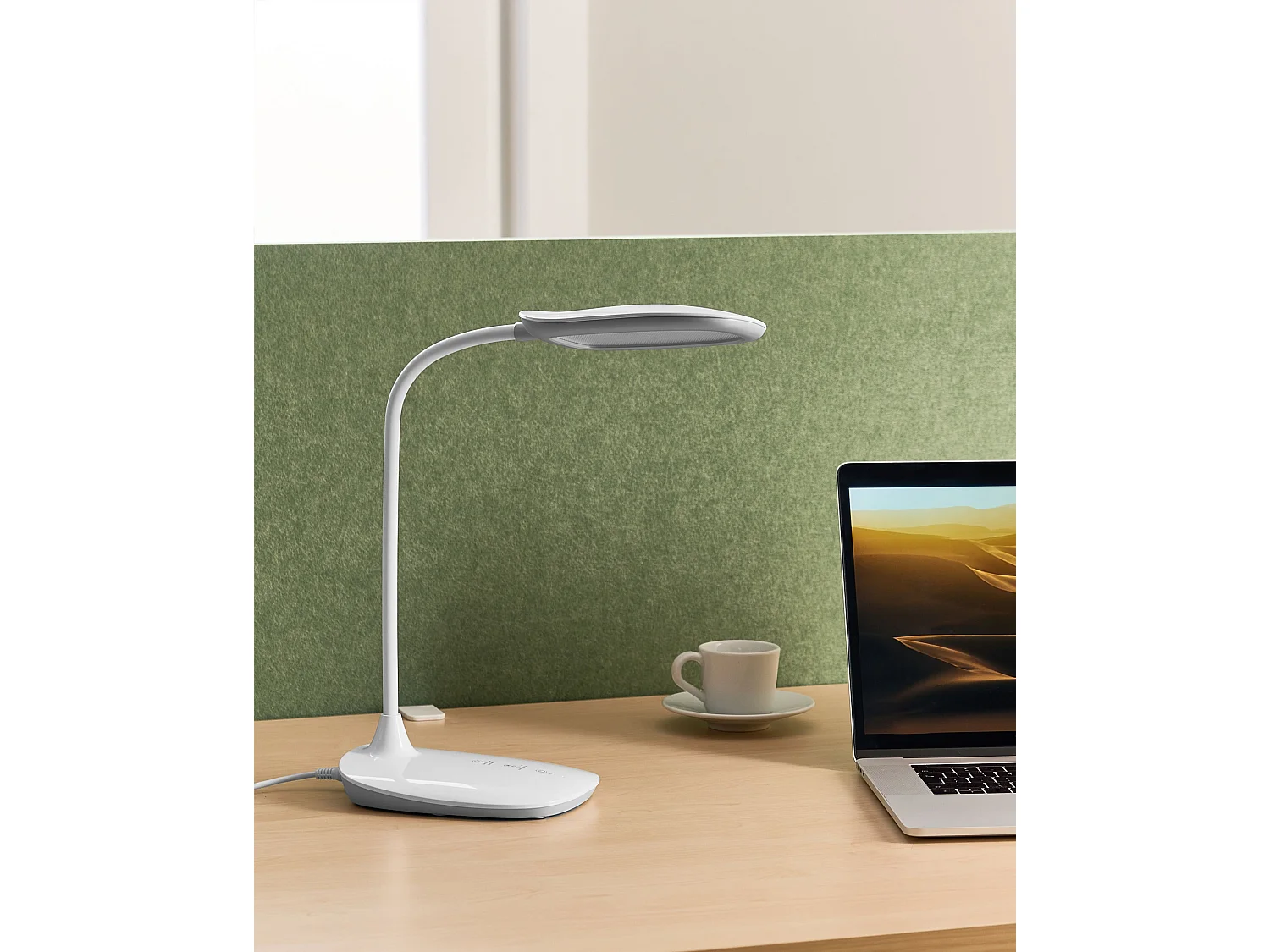 Lampe de bureau LED HYDRA Avec variateur Blanc