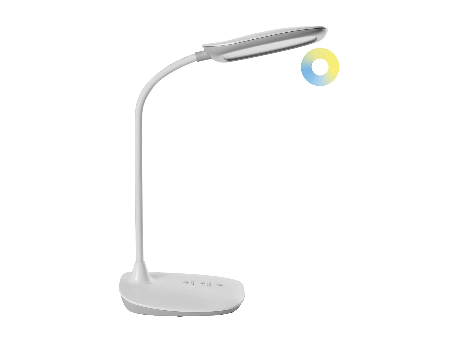 Lampe de bureau LED HYDRA Avec variateur Blanc