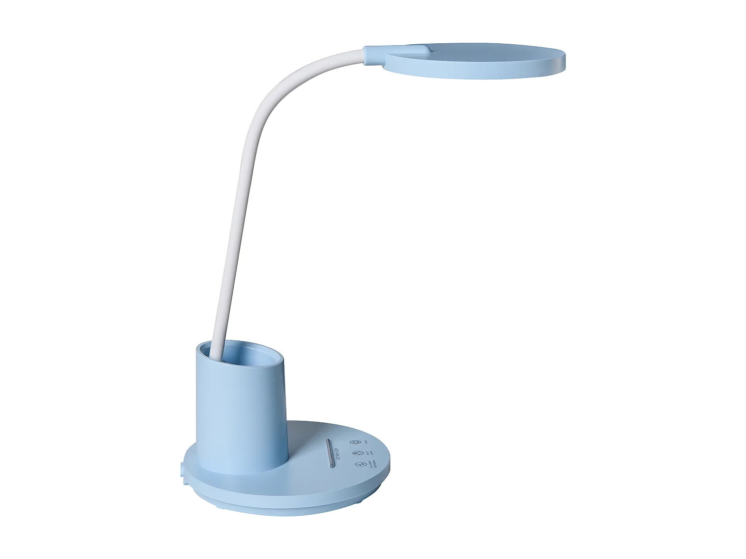 Lampe de bureau LED VELA Avec variateur Bleu