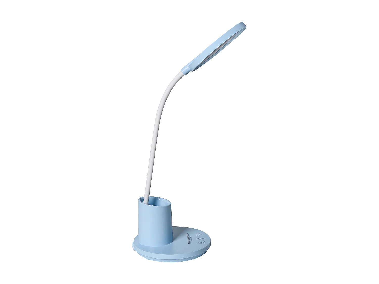 Lampe de bureau LED VELA Avec variateur Bleu