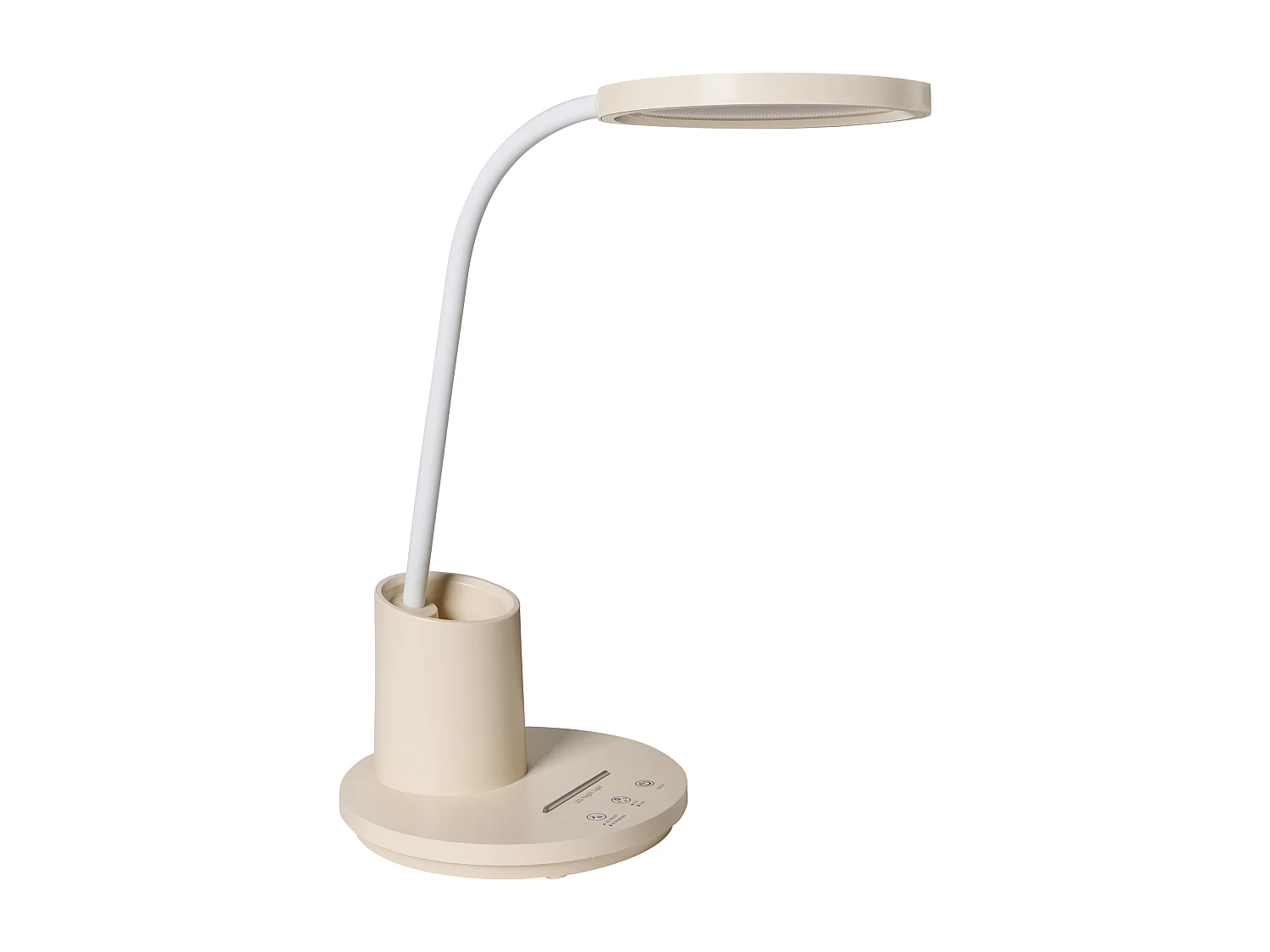 Lampe de bureau LED VELA Avec variateur Beige clair