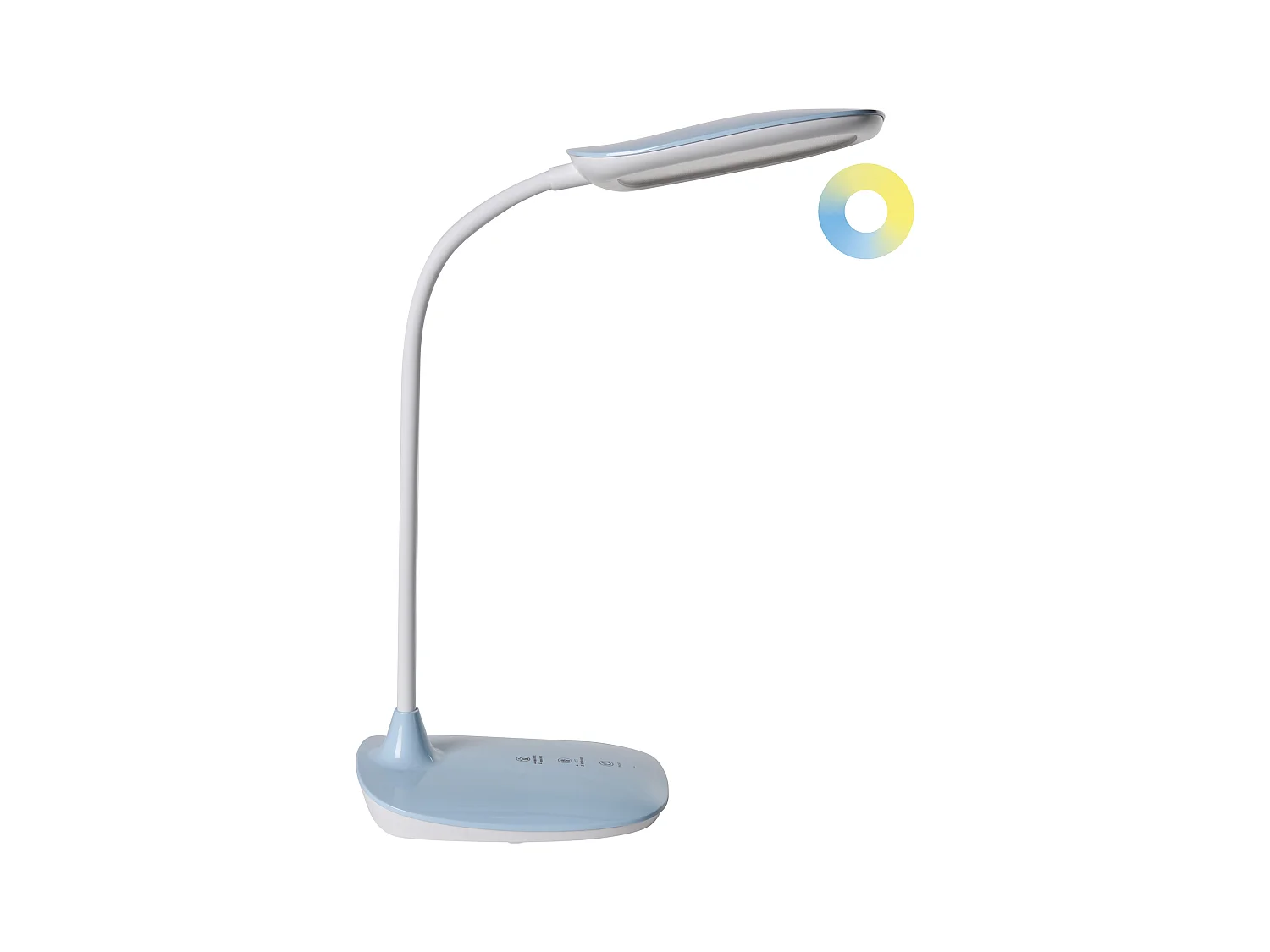Lampe de bureau LED HYDRA Avec variateur Bleu clair
