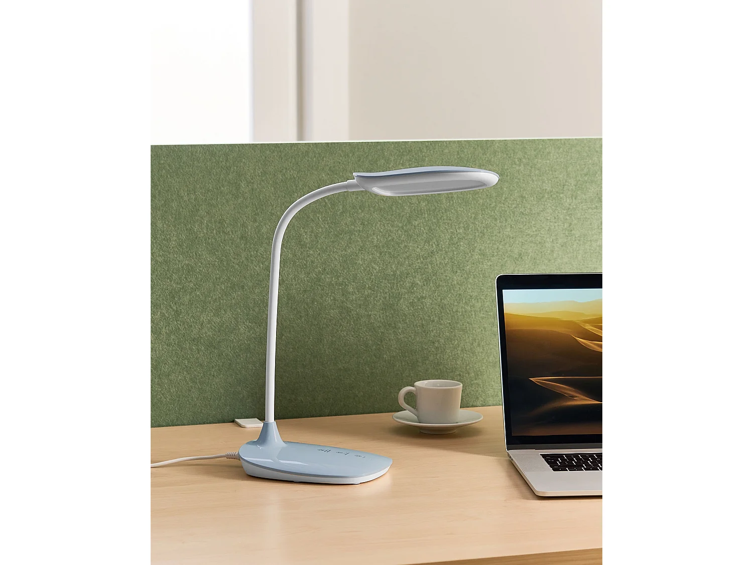 Lampe de bureau LED HYDRA Avec variateur Bleu clair