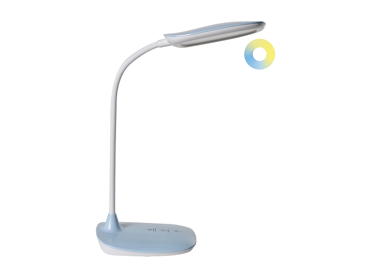 Lampe de bureau LED HYDRA Avec variateur Bleu clair