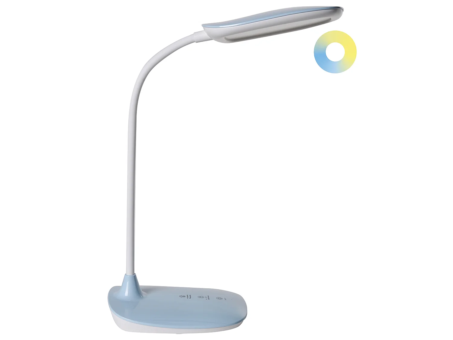 LED Desk Lamp HYDRA with Dimmer Light Blue