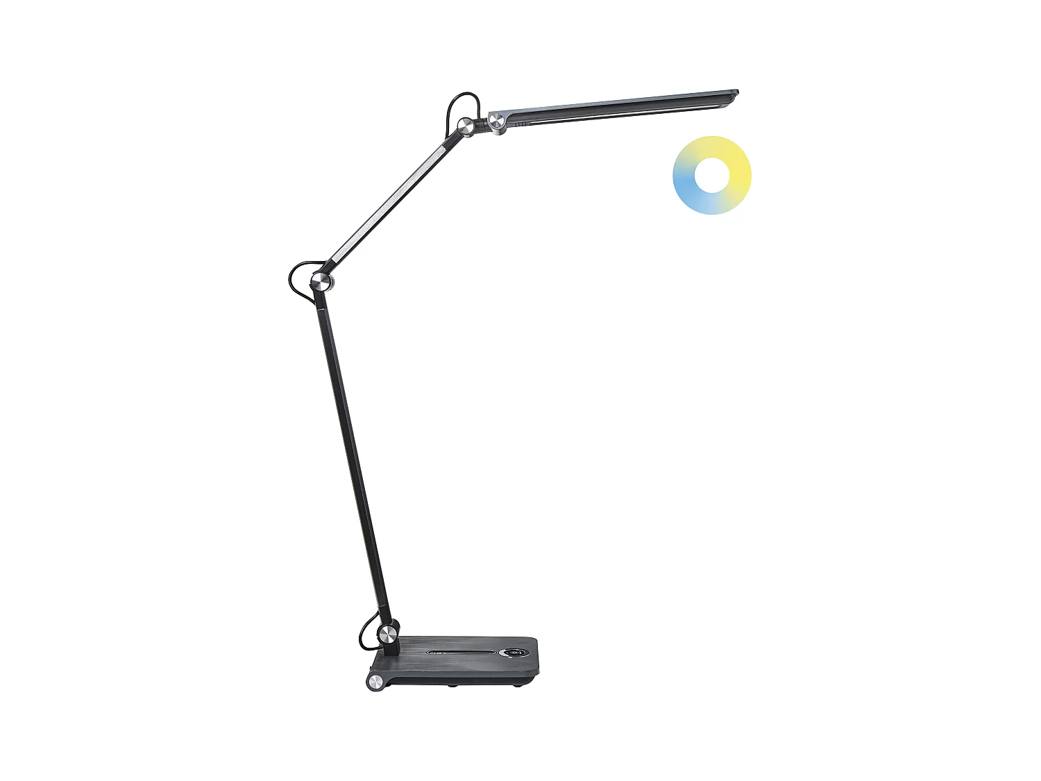 Lampe de bureau LED AQUILA Avec variateur Gris