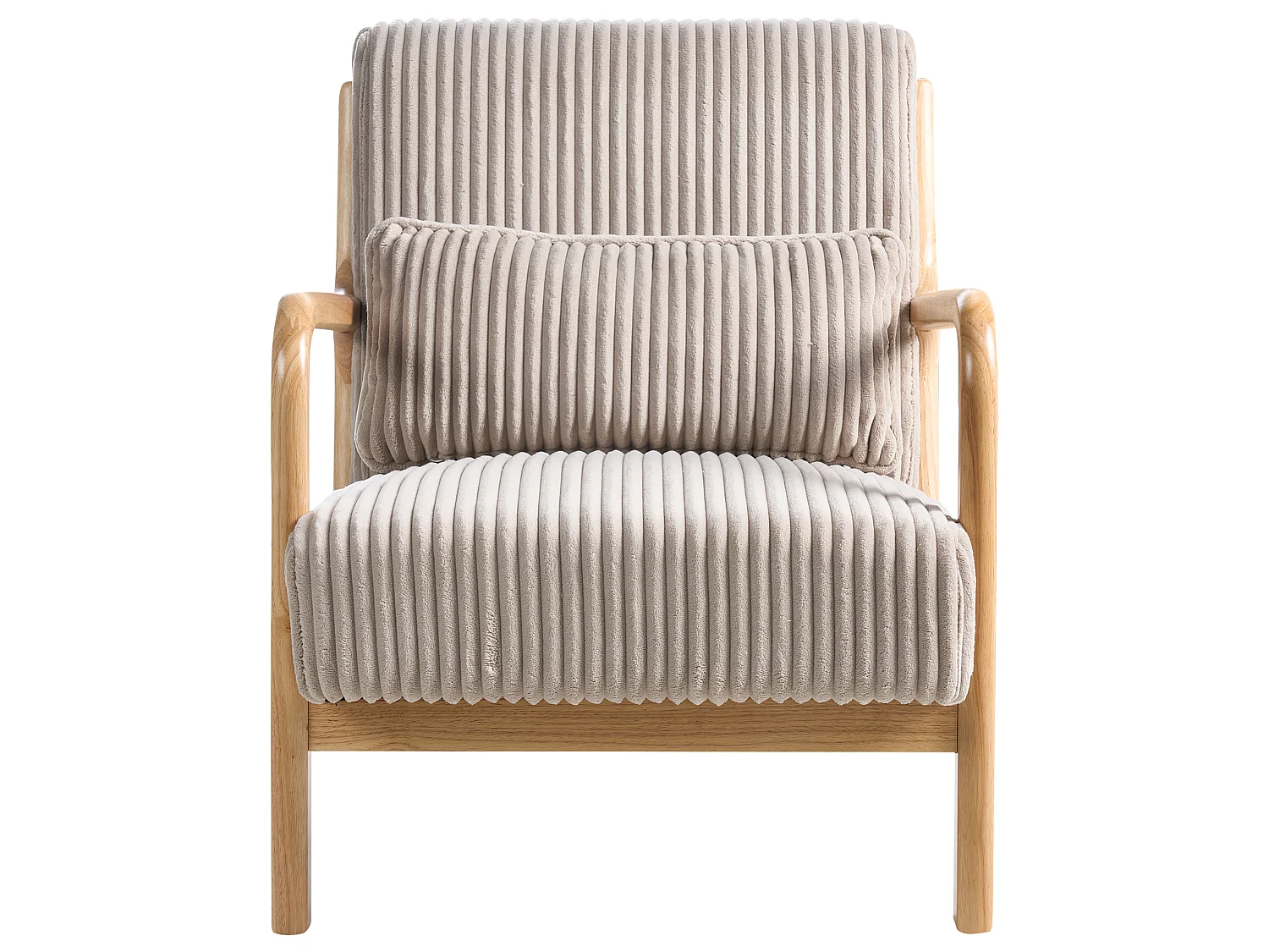Armchair SORSELE Corduroy Beige