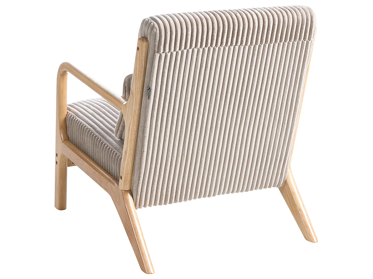 Armchair SORSELE Corduroy Beige