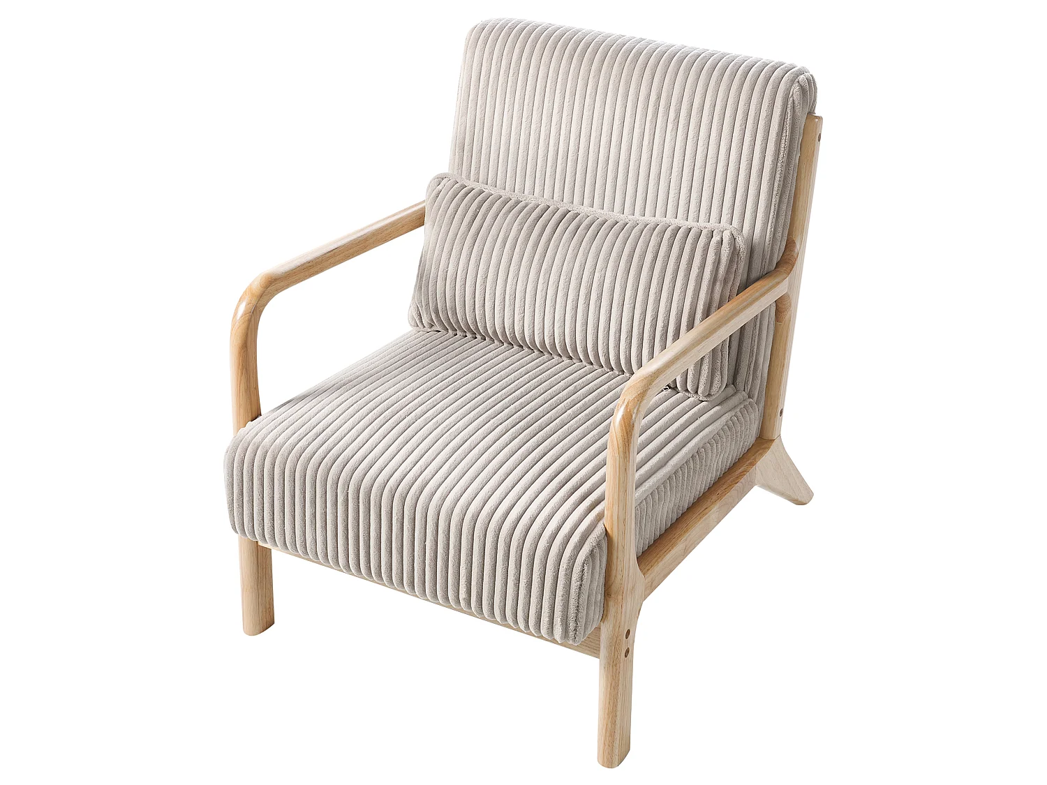 Armchair SORSELE Corduroy Beige