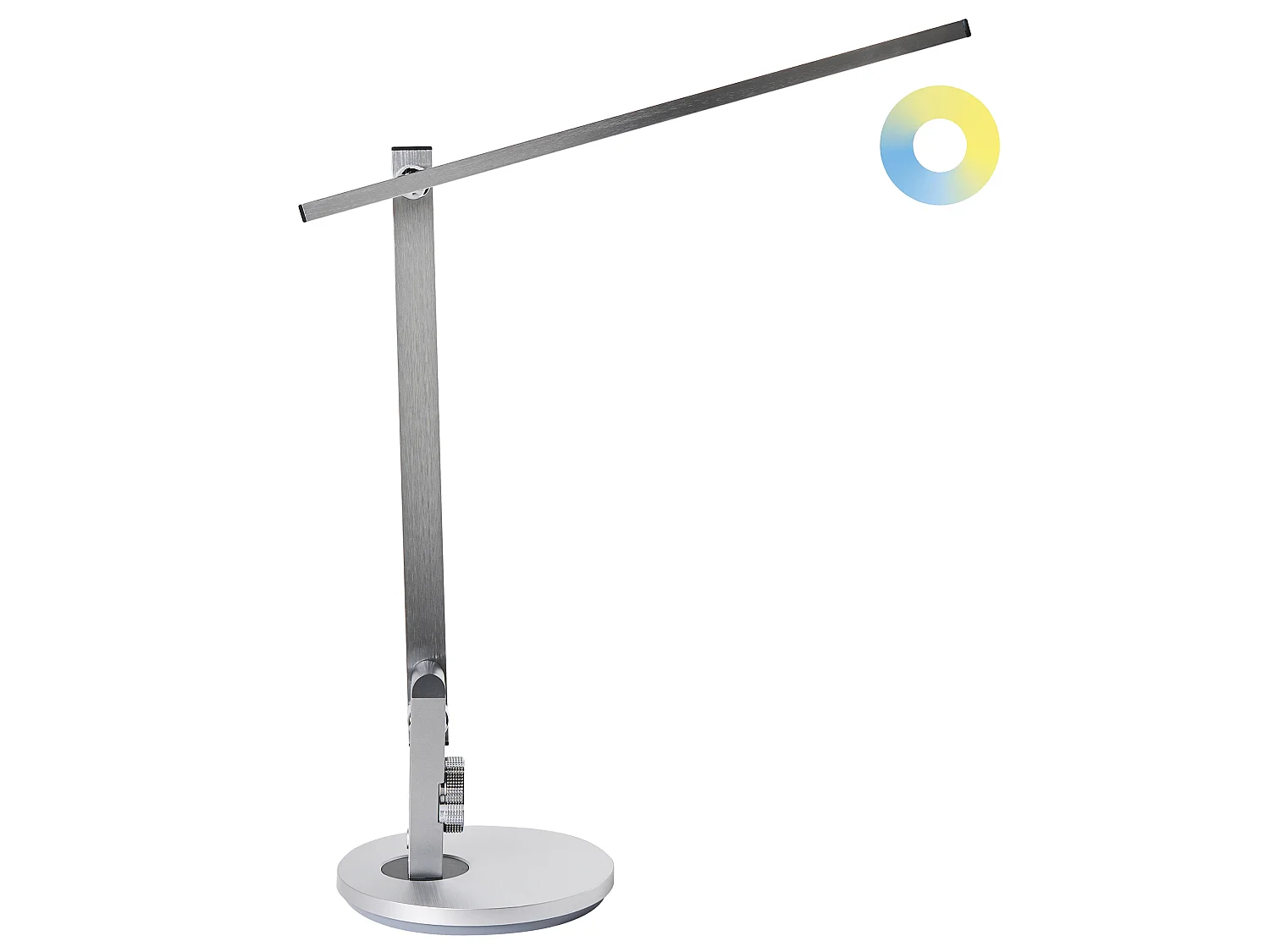 LED Desk Lamp CETUS with Dimmer Silver