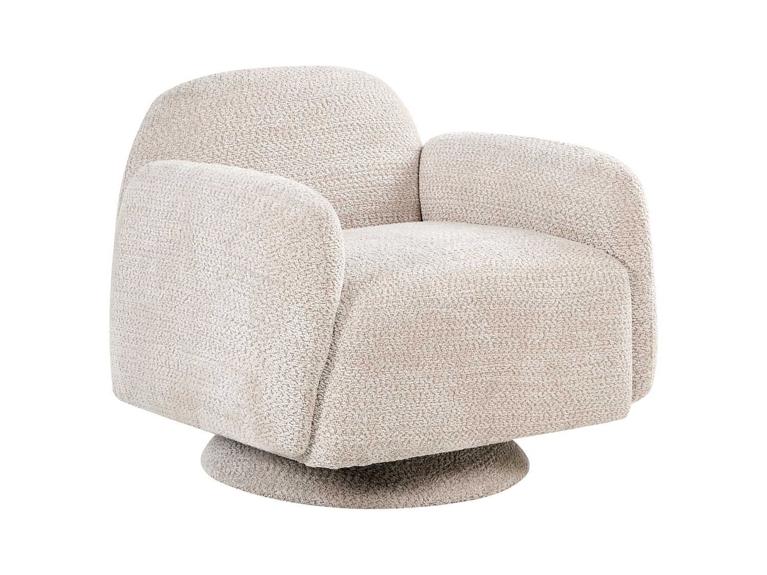 Fauteuil pivotant AAPUA Tissu Beige