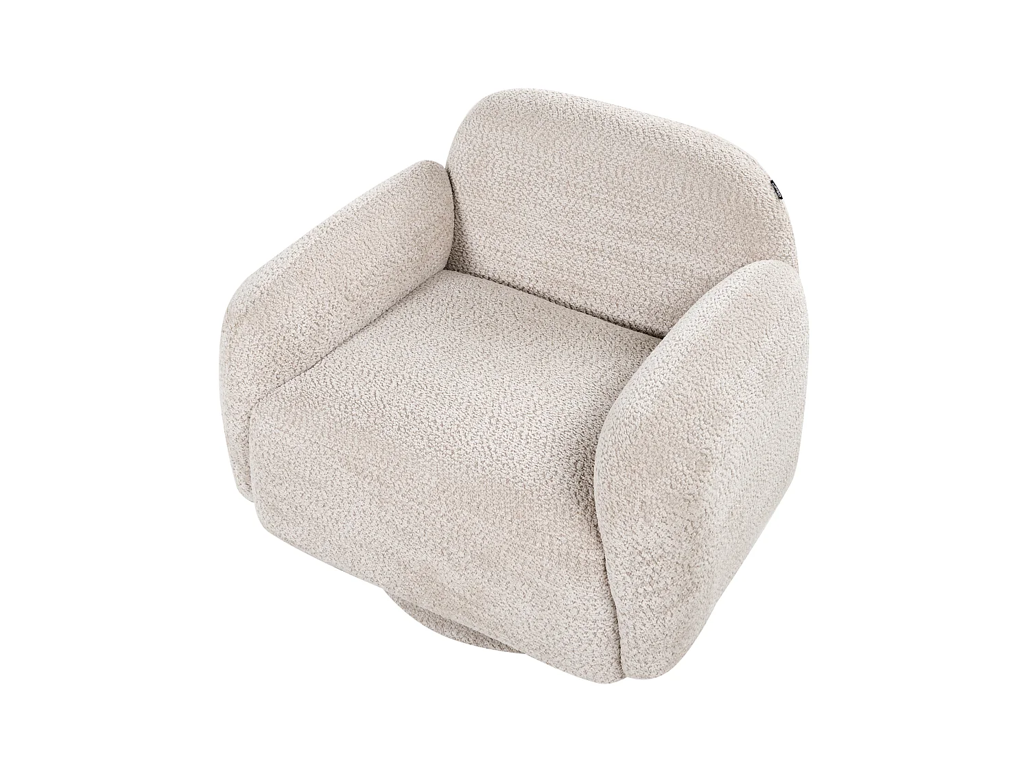 Fauteuil pivotant AAPUA Tissu Beige