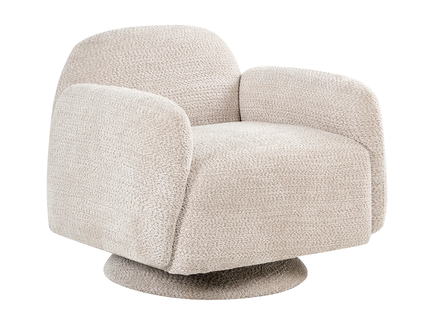 Fauteuil pivotant AAPUA Tissu Beige