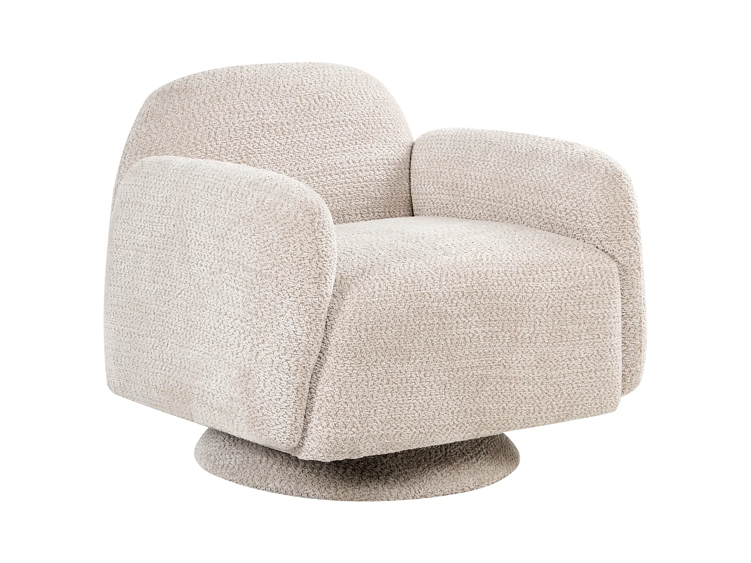 Fauteuil pivotant AAPUA Tissu Beige
