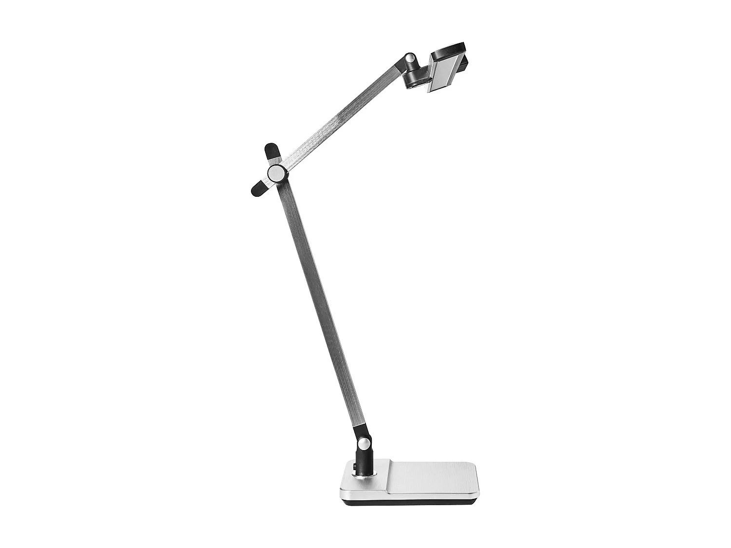 Lampe de bureau LED SERPENS Avec variateur Argenté