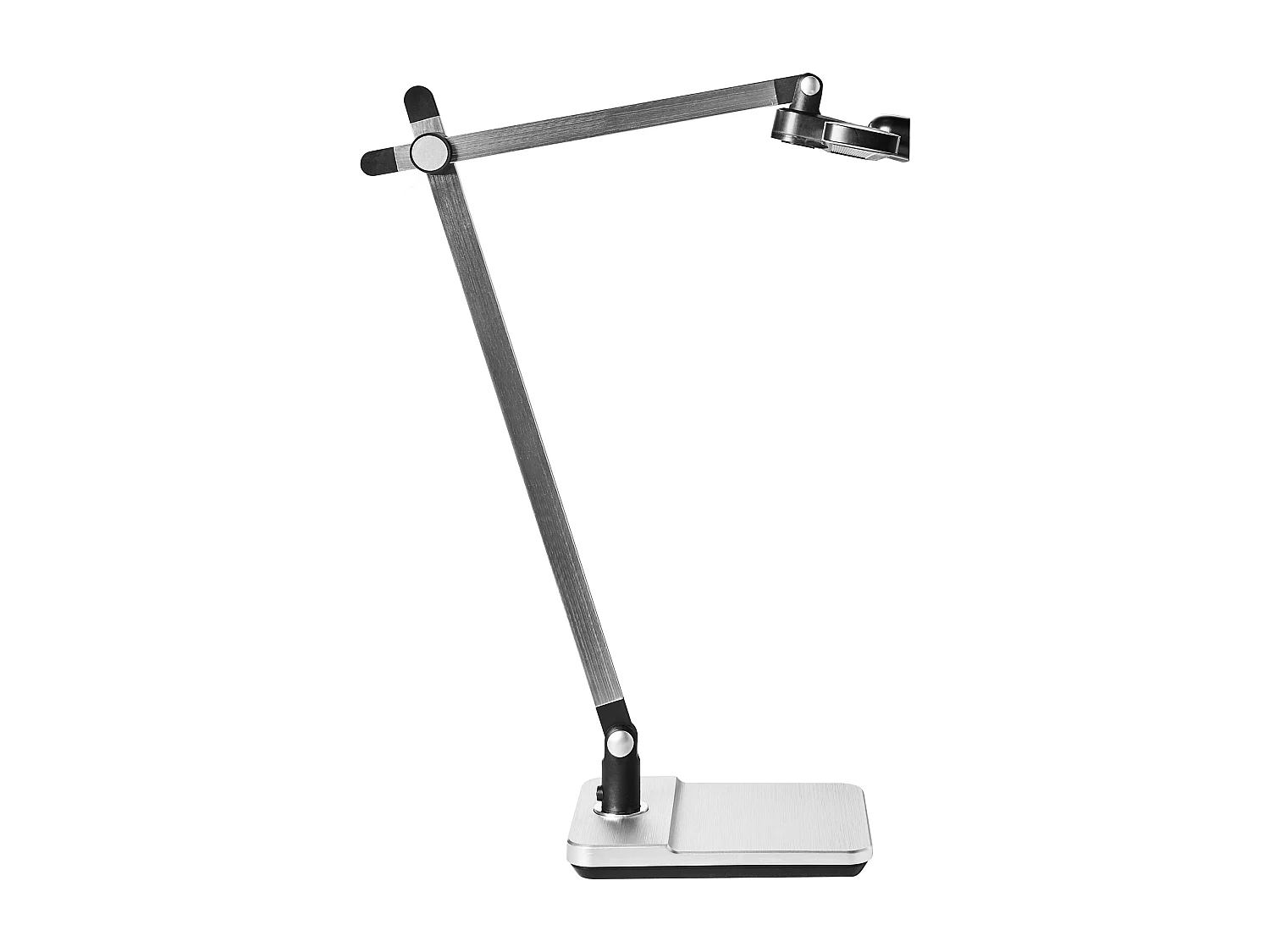Lampe de bureau LED SERPENS Avec variateur Argenté