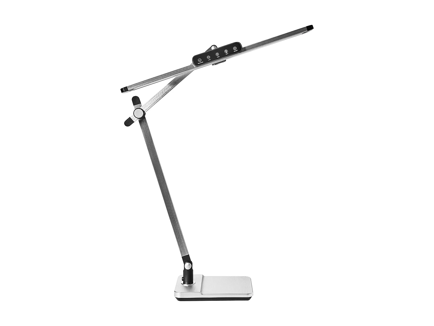 Lampe de bureau LED SERPENS Avec variateur Argenté