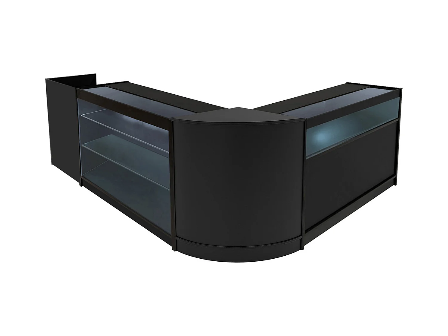 Polaris LED Winkel Toonbank Set K1200, B1200, TB60 & CM60 - Zwart