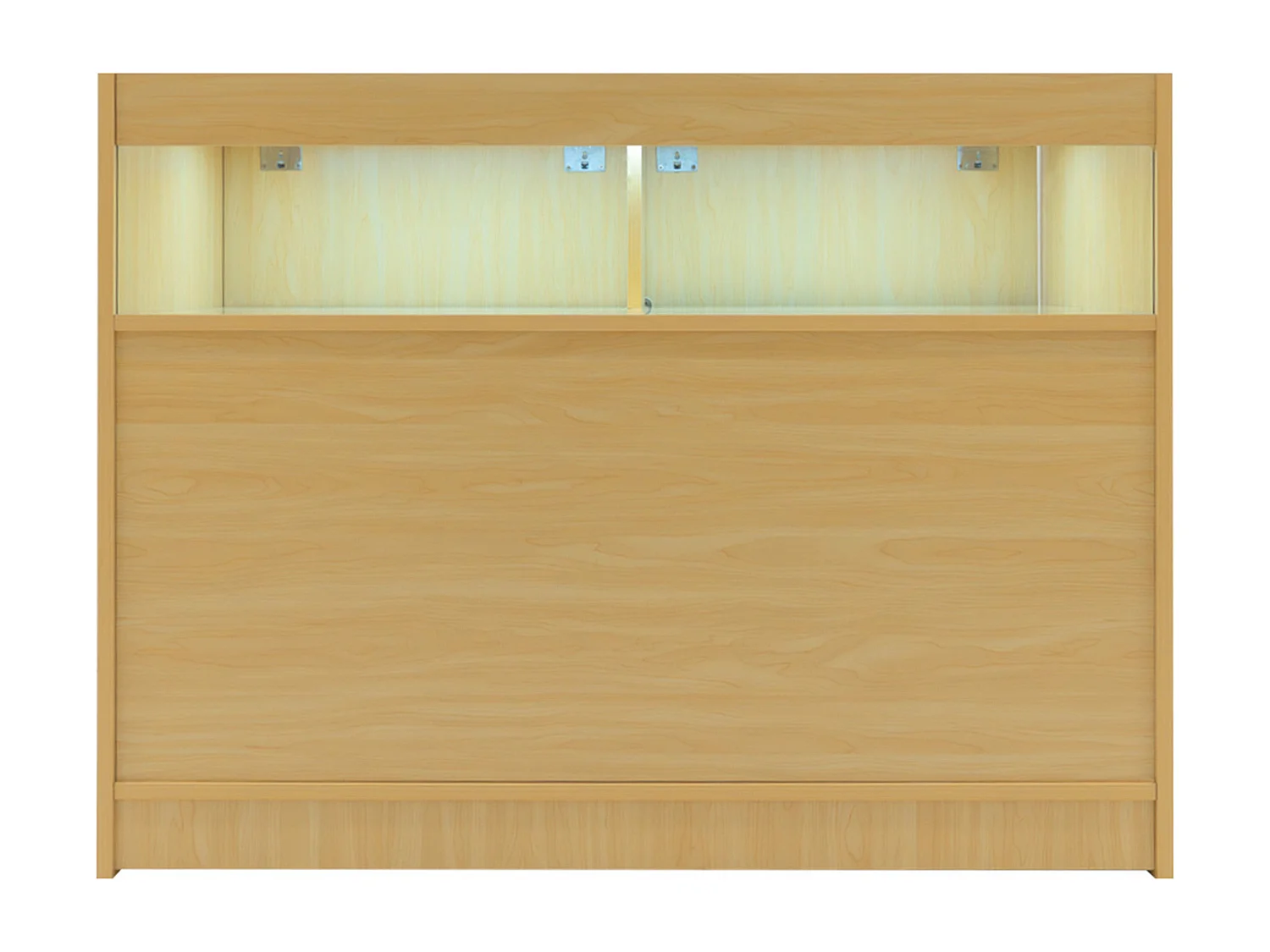 Luna LED Winkel Toonbank Set CM60, TB60 & 2 x B1200 - Esdoorn