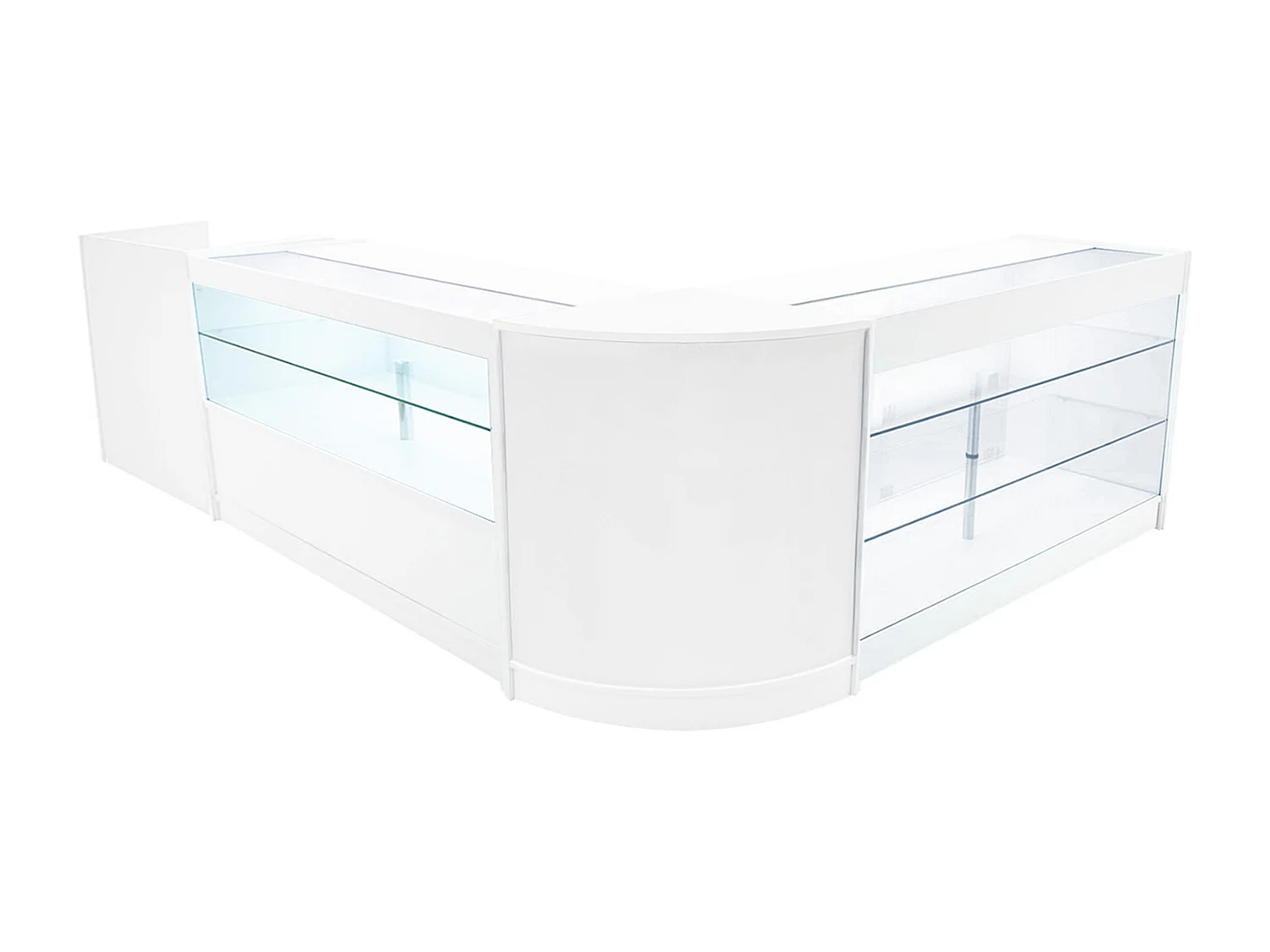 Vega LED Winkel Toonbank Set K1500, C1500, TB60 & CM60 - Wit