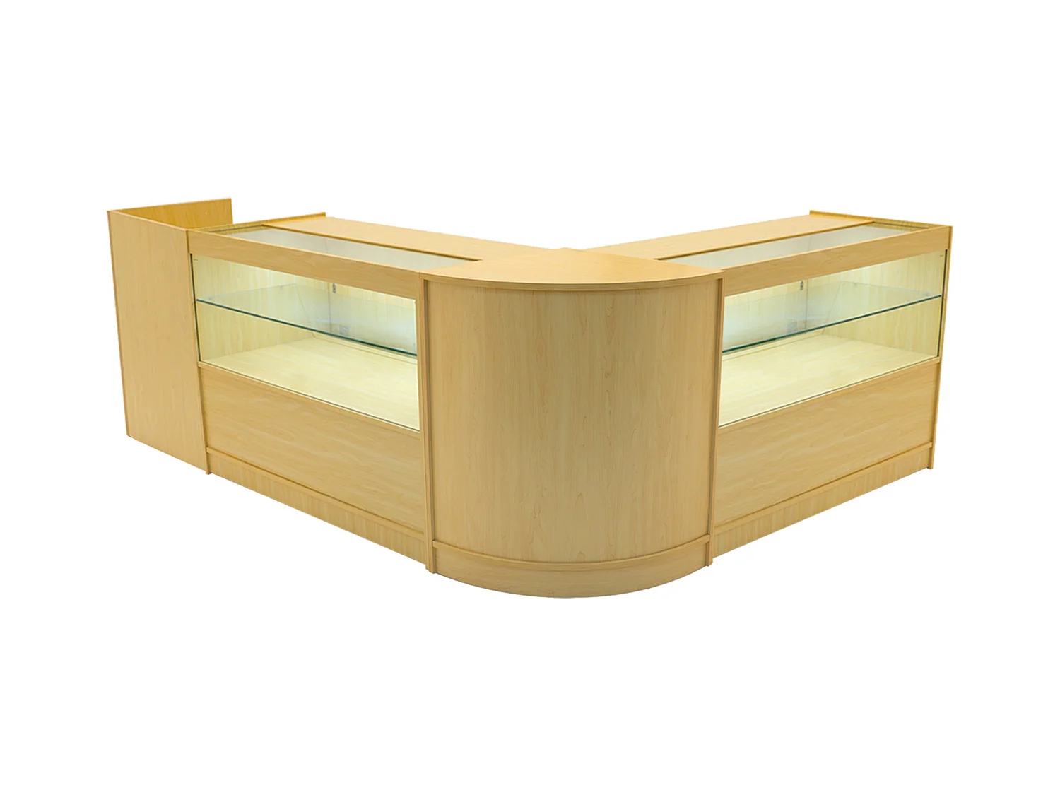 Phoenix LED Winkel Toonbank Set CM60, TB60 & 2 x C1200 - Esdoorn